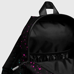 Детский рюкзак EXO BAND НЕОНОВЫЕ БРЫЗГИ КРАСОК, цвет: 3D-принт — фото 2