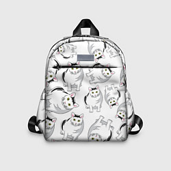 Детский рюкзак КОТИКИ МЕМ МЯУ, цвет: 3D-принт