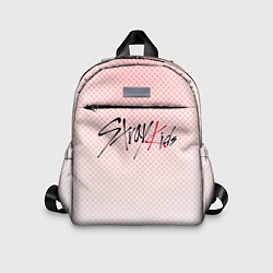 Детский рюкзак Stray kids лого, K-pop ромбики, цвет: 3D-принт