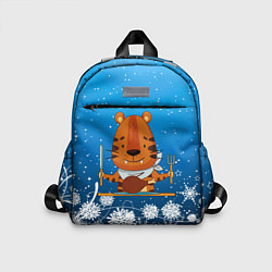 Детский рюкзак Тигр Праздничный стол, цвет: 3D-принт