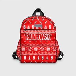 Детский рюкзак СВИТЕР НОВОГОДНИЙ RAINBOW SIX SIEGE, цвет: 3D-принт