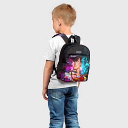 Детский рюкзак Космический Джоске Хигашиката из Джо Джо, цвет: 3D-принт — фото 2