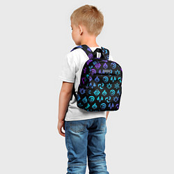 Детский рюкзак NEON SYMBOL HERO GENSHIN IMPACT, цвет: 3D-принт — фото 2