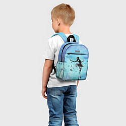 Детский рюкзак Прекрасный силуэт балерины, цвет: 3D-принт — фото 2