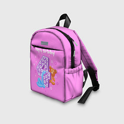 Детский рюкзак Четвертый день рождения, цвет: 3D-принт — фото 2