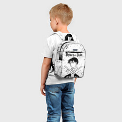 Детский рюкзак Леви Брызги Пламя, цвет: 3D-принт — фото 2
