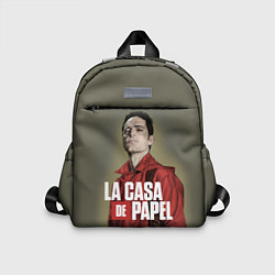 Детский рюкзак БУМАЖНЫЙ ДОМ БЕРЛИН - LA CASA DE PAPEL, цвет: 3D-принт