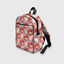 Детский рюкзак Цветы - розы паттерн, цвет: 3D-принт — фото 2