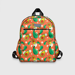 Детский рюкзак Паттерн из авокадо, цвет: 3D-принт