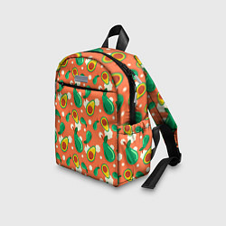 Детский рюкзак Паттерн из авокадо, цвет: 3D-принт — фото 2