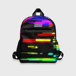 Детский рюкзак Color fashion glitch, цвет: 3D-принт