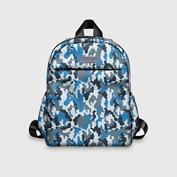 Детский рюкзак Светло-Синий Камуфляж, цвет: 3D-принт