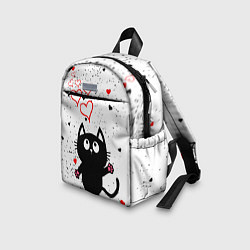 Детский рюкзак Влюблённый котик Cat Love, цвет: 3D-принт — фото 2