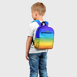 Детский рюкзак РАДУЖНЫЙ ДИЗАЙН - РАДУГА, цвет: 3D-принт — фото 2