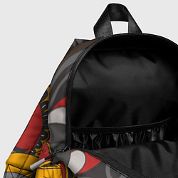 Детский рюкзак Этника Волк Узоры, цвет: 3D-принт — фото 2