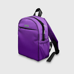 Детский рюкзак Красивый фиолетовый градиент, цвет: 3D-принт — фото 2