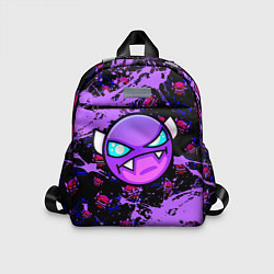 Детский рюкзак Геометри Дэш фиолетовый Geometry Dash