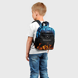 Детский рюкзак Mercedes-Benz: Вода и Огонь, цвет: 3D-принт — фото 2