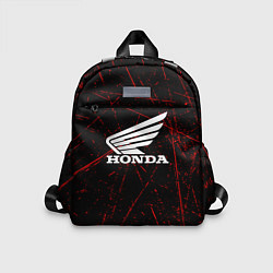Детский рюкзак Honda Красные линии, цвет: 3D-принт