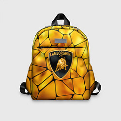 Детский рюкзак Lamborghini Gold плиты, цвет: 3D-принт