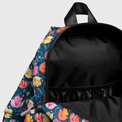 Детский рюкзак Поле цветов, цвет: 3D-принт — фото 2