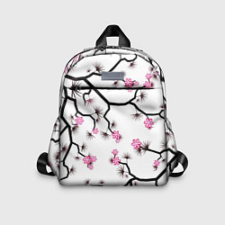 Детский рюкзак Цветущий шиповник, цвет: 3D-принт