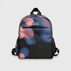 Детский рюкзак Мягкие капли, цвет: 3D-принт