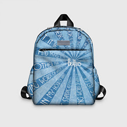 Детский рюкзак Beatles - голубой, цвет: 3D-принт