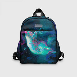 Детский рюкзак Котенок в космосе, цвет: 3D-принт
