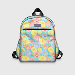 Детский рюкзак Медитация цветки лотоса, цвет: 3D-принт