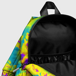 Детский рюкзак Яркие неоновые краски, цвет: 3D-принт — фото 2