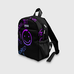 Детский рюкзак Neon Bored Half pattern, цвет: 3D-принт — фото 2