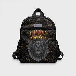 Детский рюкзак Король лев Black, цвет: 3D-принт