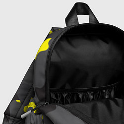 Детский рюкзак Brawl Stars Камуфляж Жёлто-Серый, цвет: 3D-принт — фото 2