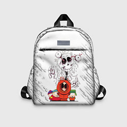 Детский рюкзак Южный парк - персонажи мультфильма South Park, цвет: 3D-принт