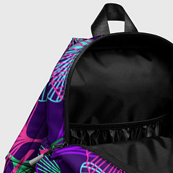 Детский рюкзак Neon color pattern Fashion 2023, цвет: 3D-принт — фото 2