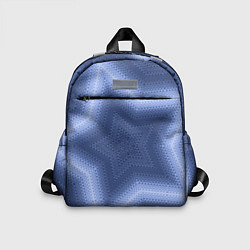 Детский рюкзак Синий звездный современный узор, цвет: 3D-принт