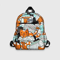 Детский рюкзак УДИВИТЕЛЬНЫЕ КОШКИ, цвет: 3D-принт