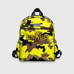 Детский рюкзак Counter-Strike Камуфляж Жёлто-Коричневый, цвет: 3D-принт