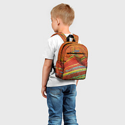 Детский рюкзак Знаменитые разноцветные горы Китай, цвет: 3D-принт — фото 2