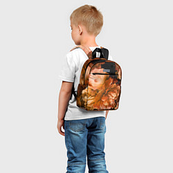 Детский рюкзак Цветы Пионы, цвет: 3D-принт — фото 2