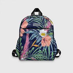 Детский рюкзак Цветы Гибискусы, цвет: 3D-принт