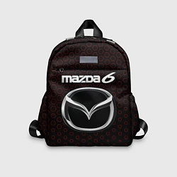 Детский рюкзак MAZDA 6 - Соты, цвет: 3D-принт
