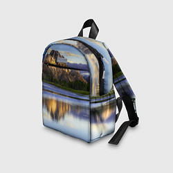 Детский рюкзак Горы mountains, цвет: 3D-принт — фото 2