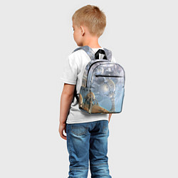 Детский рюкзак КОСМИЧЕСКИЙ ФРАКТАЛЬНЫЙ ПЕЙЗАЖ, цвет: 3D-принт — фото 2