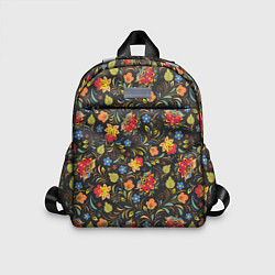 Детский рюкзак Хохломские цветочки, цвет: 3D-принт