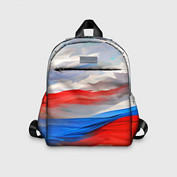 Детский рюкзак Флаг России в красках, цвет: 3D-принт