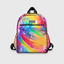 Детский рюкзак Радужный рисунок, цвет: 3D-принт