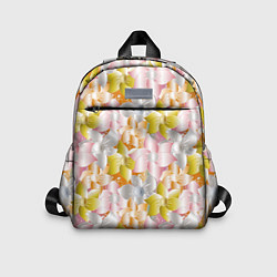 Детский рюкзак Абстрактные узоры цветы, цвет: 3D-принт