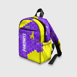 Детский рюкзак ФОРТНАЙТ - ЛАМА Соты, цвет: 3D-принт — фото 2